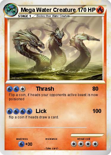 Pokemon Mega Water Creature