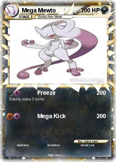 Pokemon Mega Mewto