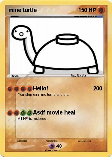 Pokemon mine turtle