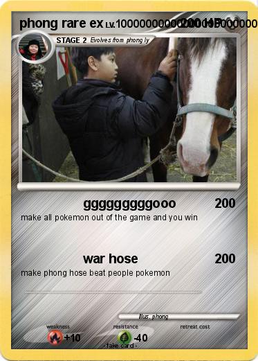 Pokemon phong rare ex