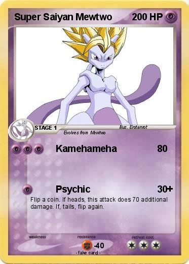 Pokemon Super Saiyan Mewtwo