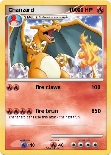 Pokemon Charizard                       100