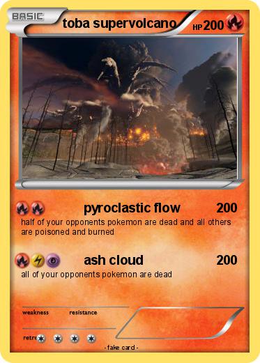 Pokemon toba supervolcano