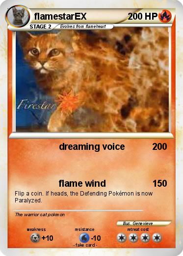 Pokemon flamestarEX
