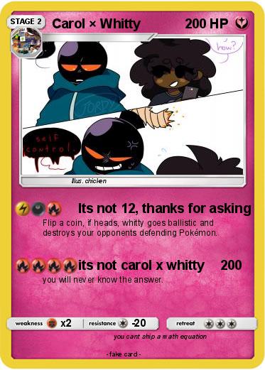 Pokemon Carol × Whitty