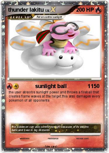 Pokemon thunder lakitu