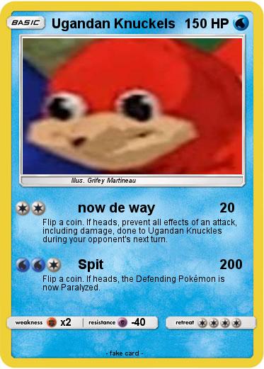 Pokemon Ugandan Knuckels