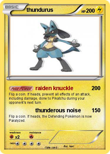 Pokemon thundurus