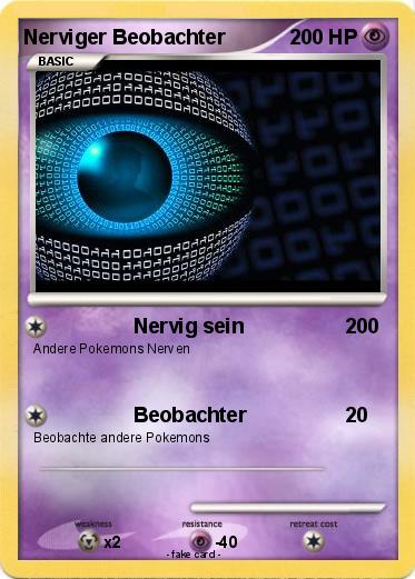 Pokemon Nerviger Beobachter