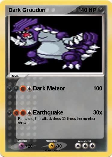 Pokemon Dark Groudon