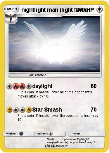 Pokemon nightlight man (light form)
