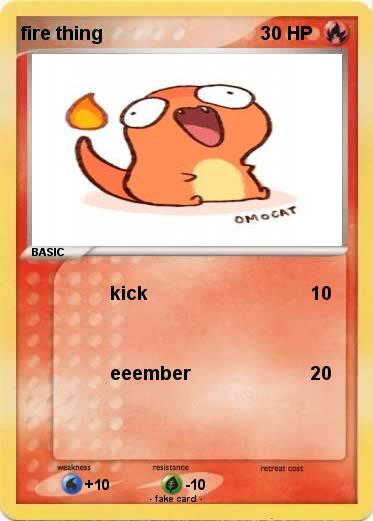 Pokemon fire thing