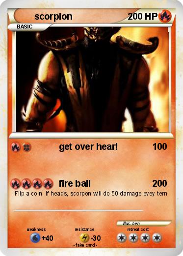 Pokemon scorpion