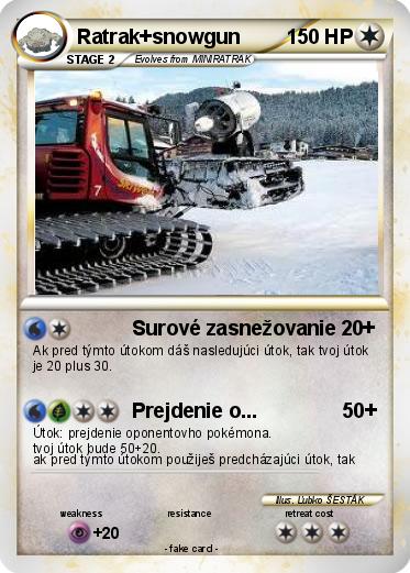 Pokemon Ratrak+snowgun