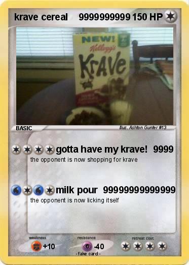 Pokemon krave cereal    9999999999