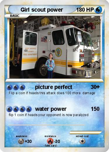 Pokemon Girl scout power
