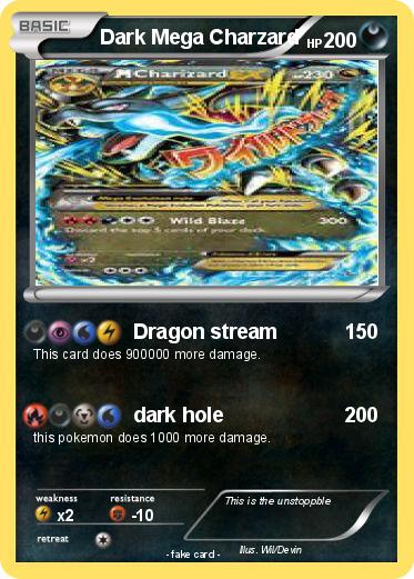 Pokemon Dark Mega Charzard