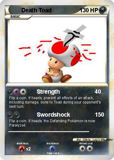 Pokemon Death Toad