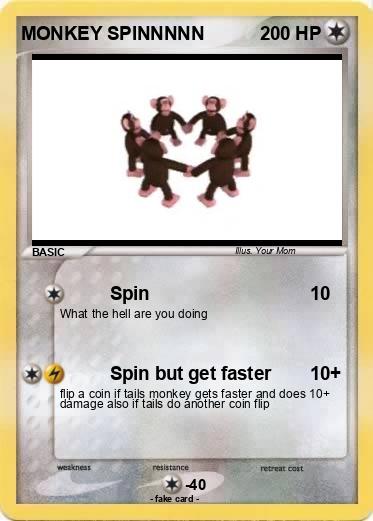 Pokemon MONKEY SPINNNNN