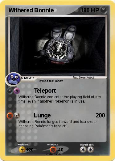 Pokemon Withered Bonnie