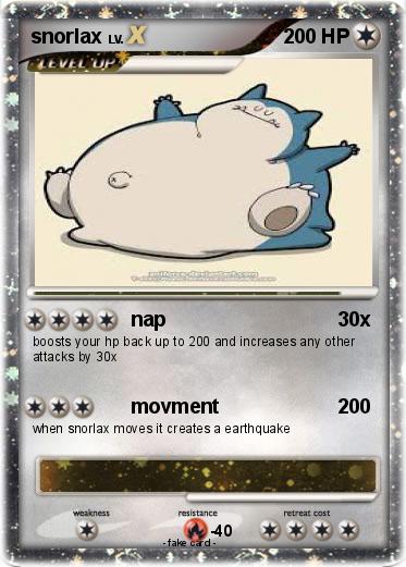 Pokemon snorlax