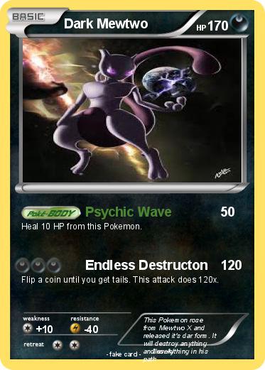 Pokemon Dark Mewtwo