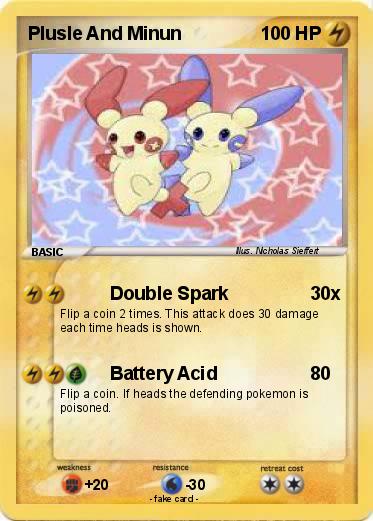 Pokemon Plusle And Minun