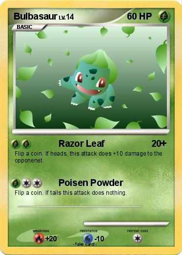 Pokemon Bulbasaur