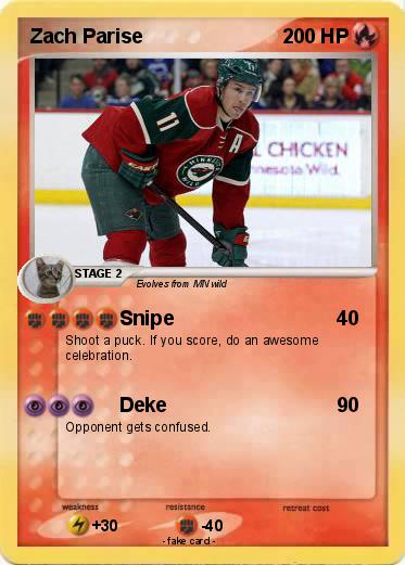 Pokemon Zach Parise