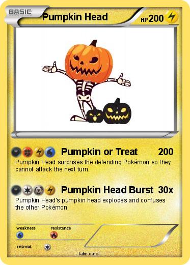 Pokemon Pumpkin Head