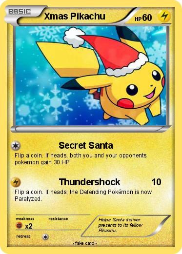 Pokemon Xmas Pikachu