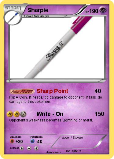 Pokemon Sharpie
