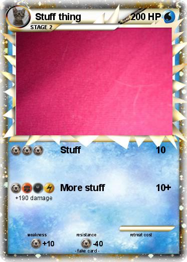 Pokemon Stuff thing