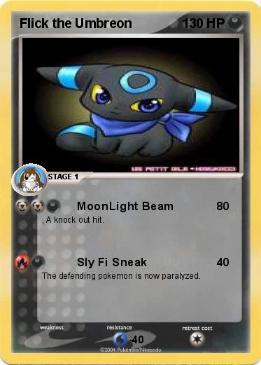 Pokemon Flick the Umbreon