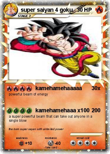 Pokemon super saiyan 4 goku