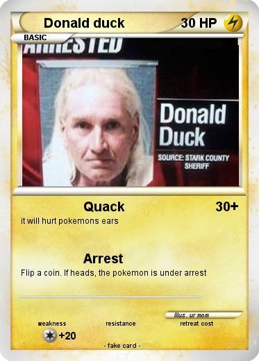 Pokemon Donald duck