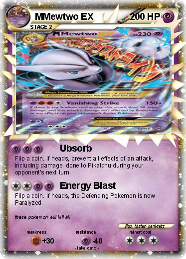 Pokemon MMewtwo EX
