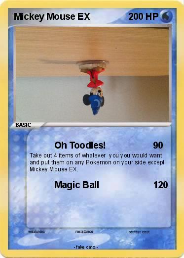Pokemon Mickey Mouse EX