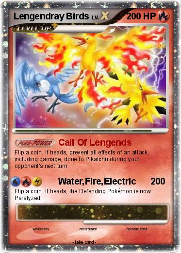 Pokemon Lengendray Birds