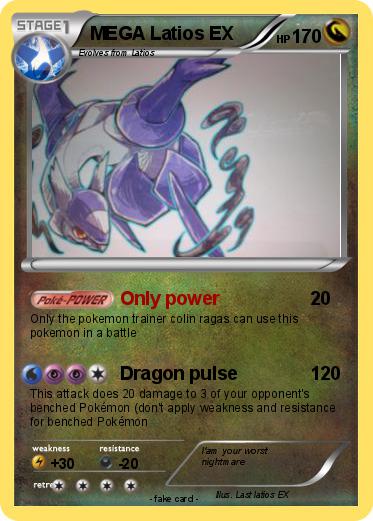 Pokemon MEGA Latios EX