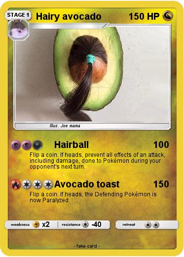 Pokemon Hairy avocado