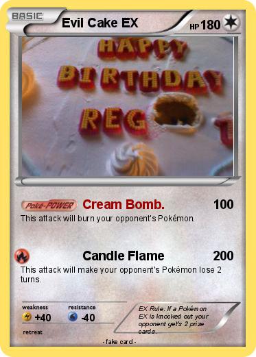 Pokemon Evil Cake EX