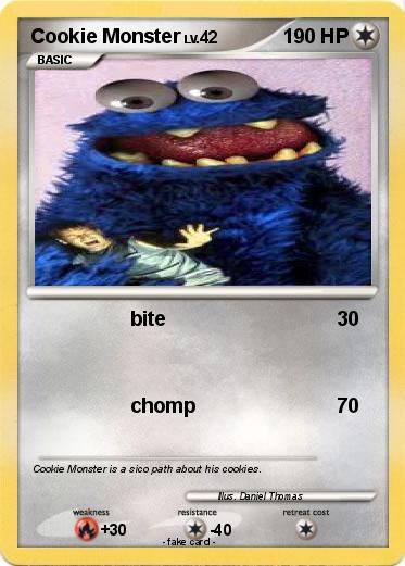 Pokemon Cookie Monster
