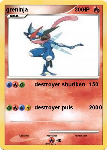 Pokemon greninja                                     0