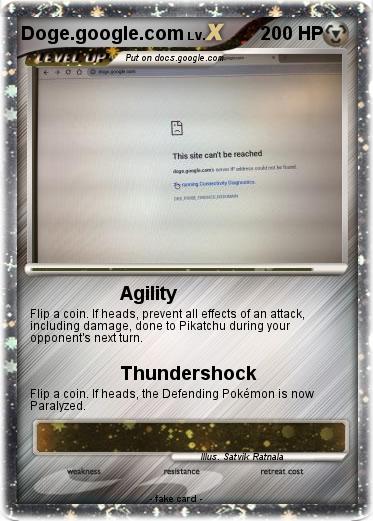 Pokemon Doge.google.com