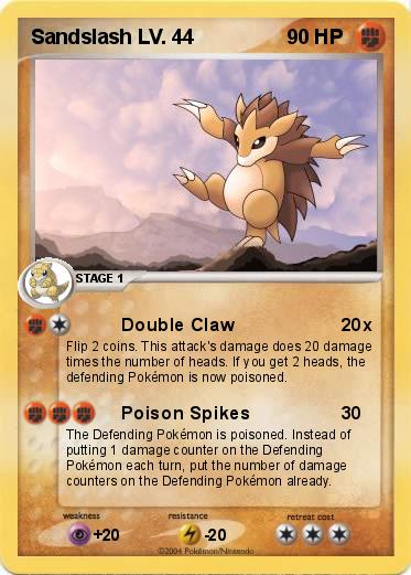 Pokemon Sandslash LV. 44