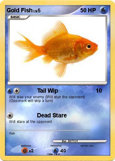 Pokemon Gold Fish