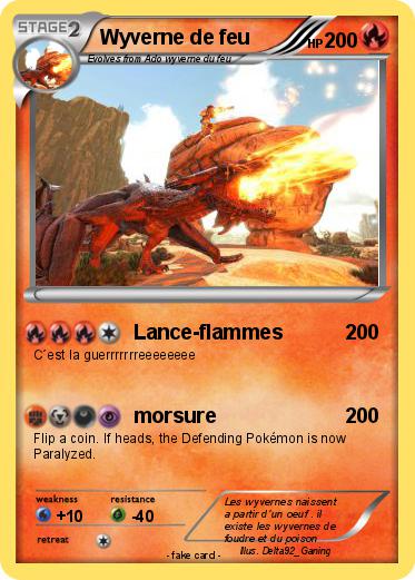 Pokemon Wyverne de feu