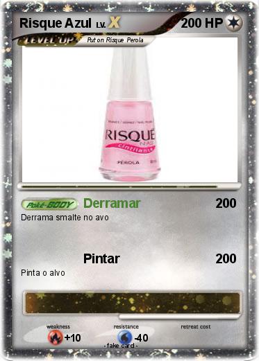Pokemon Risque Azul