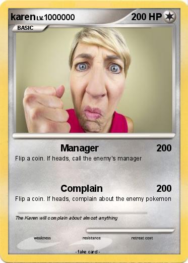Pokemon karen